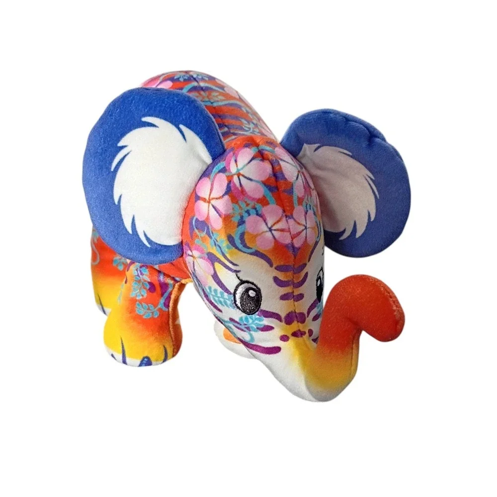 Pop Art Soft Cepia Mighty Size TIGER Elephant Plush‎ Beanie Toy 9